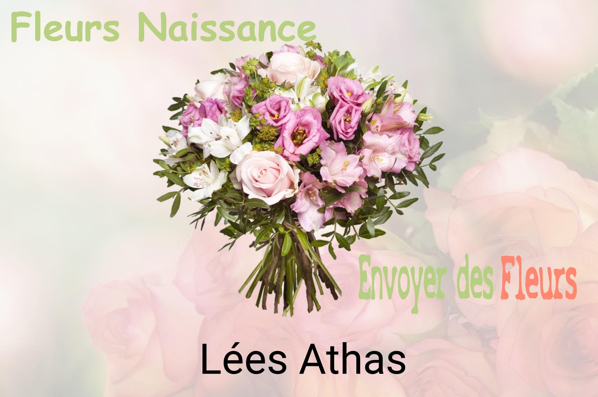 Bouquet de fleurs de naissance livré à Lées-Athas